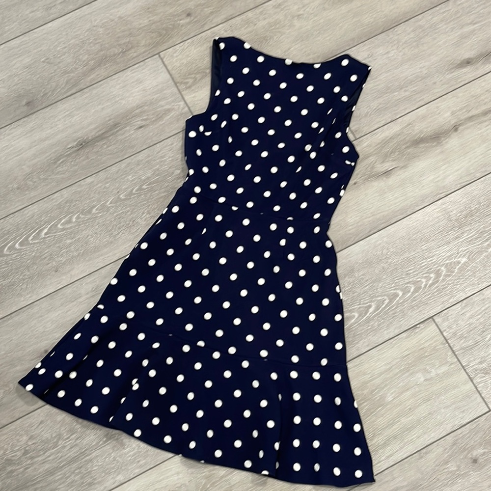Aqua fashion navy blue XS dress from bloomingdales - Picture 1 of 3